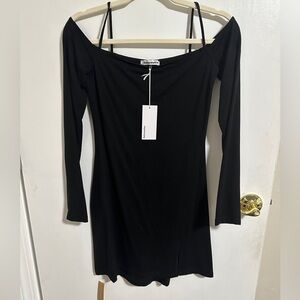 NWT Reformation Lowe Dress Off-Shoulder Small